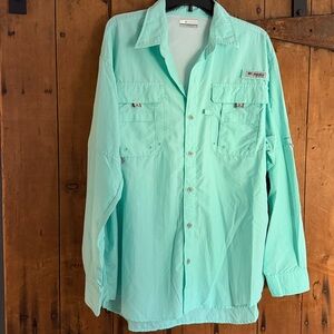 Columbia Aqua Long Sleeve Shirt